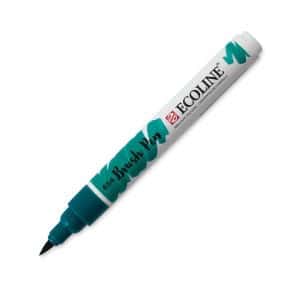 Brush Pen Ecoline - Verde Pinho 654 - TALENS