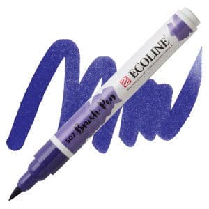Brush Pen Ecoline - Violeta Ultramarino 507 - TALENS