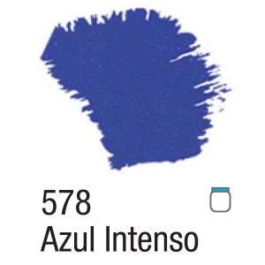 Tinta Acrílica 60ml Nature Colors Azul intenso 578 - ACRILEX