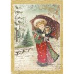 Stamperia Rice Paper A4 - Little Girl with Umbrella