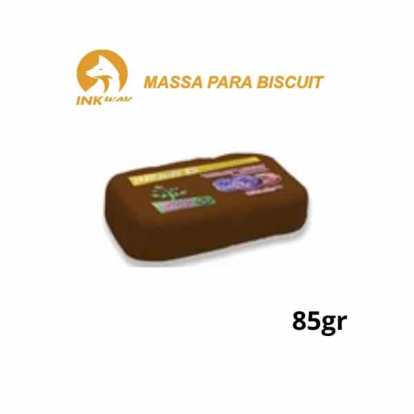 Massa Biscuit 85g - Marrom Chocolate - INKWAY