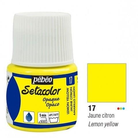 Setacolor Opaco 45ml Amarelo Limão - PÉBEO