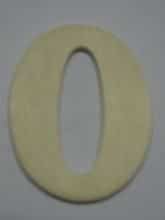 Número Madeira "0" (4cm)