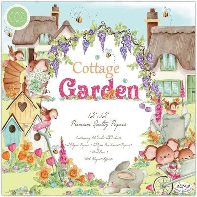 Craft Consortium Cottage Garden 12x12 Inch Paper Pad