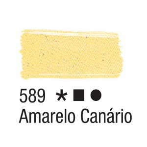 Tinta Tecido 37ml Amarelo Canário 589- ACRILEX