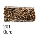 Tinta Tecido Glitter 37ml Ouro 201 - ACRILEX
