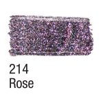 Tinta para Tecido Glitter 37ml Rose 214 - ACRILEX