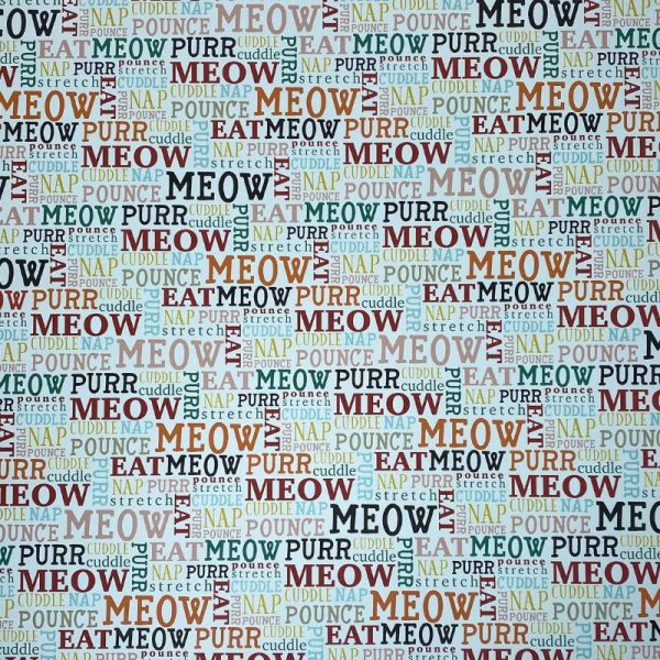 Folha Cat - Meow - 30x30 paper