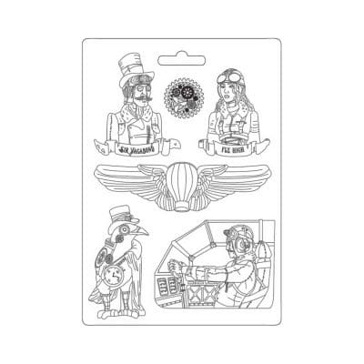 Molde Flexível A4 Sir Vagabond Aviator Fly High