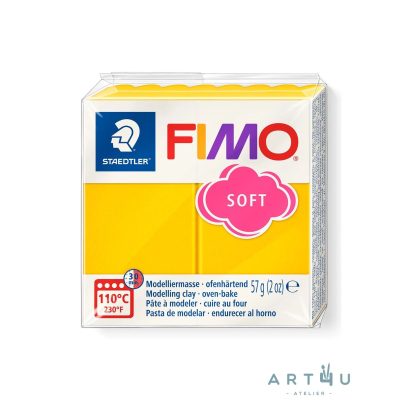 Pasta FIMO Soft 57g, Amarelo Sol
