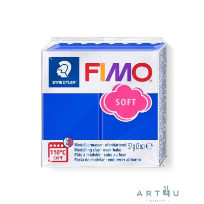 Pasta FIMO Soft 57g, Azul Brilhante