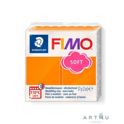 Pasta FIMO Soft 57g, Tangerina