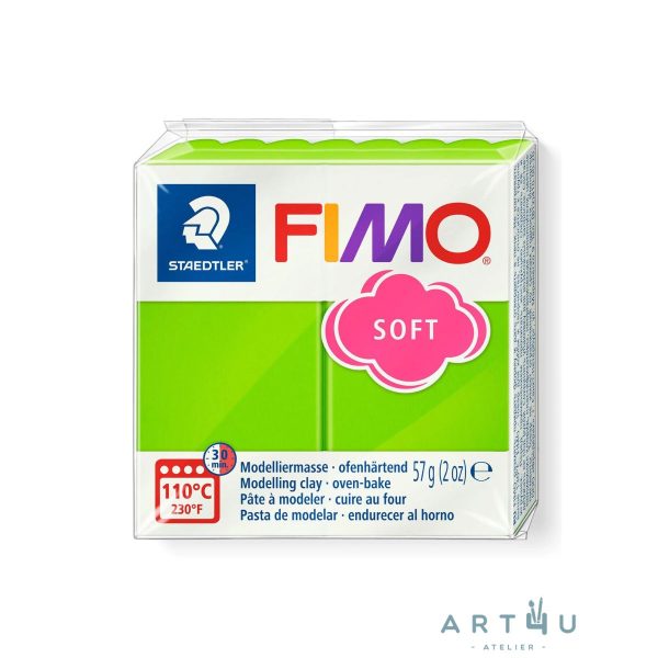 Pasta FIMO Soft 57g, Verde Maçã