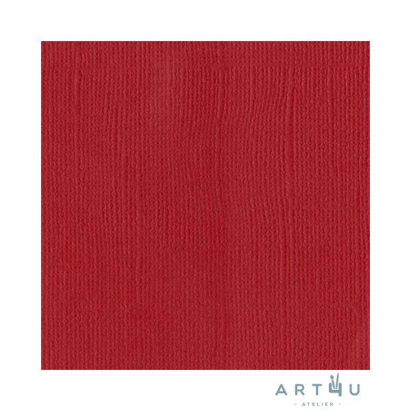Papel Scrapbook, Bazzill Mono Canvas, 30.5*30.5cm, Red