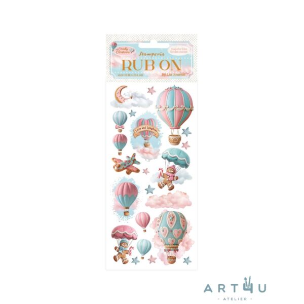 Transfer, Candy Christmas, Air Balloons, 10*21cm - Image 1
