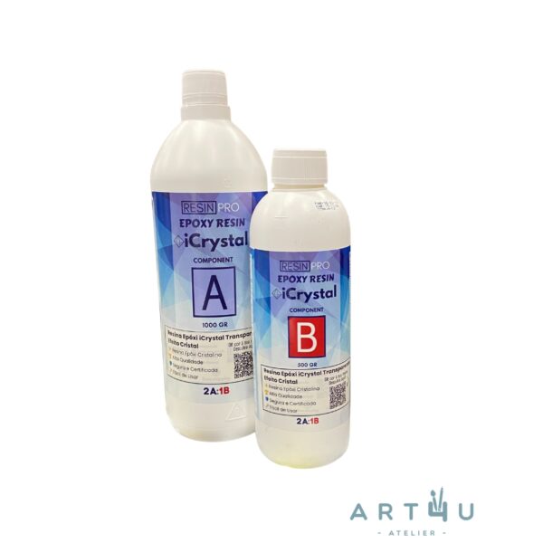 Resina Epóxi iCrystal Transparente Art4u